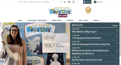 Desktop Screenshot of boys-day.de